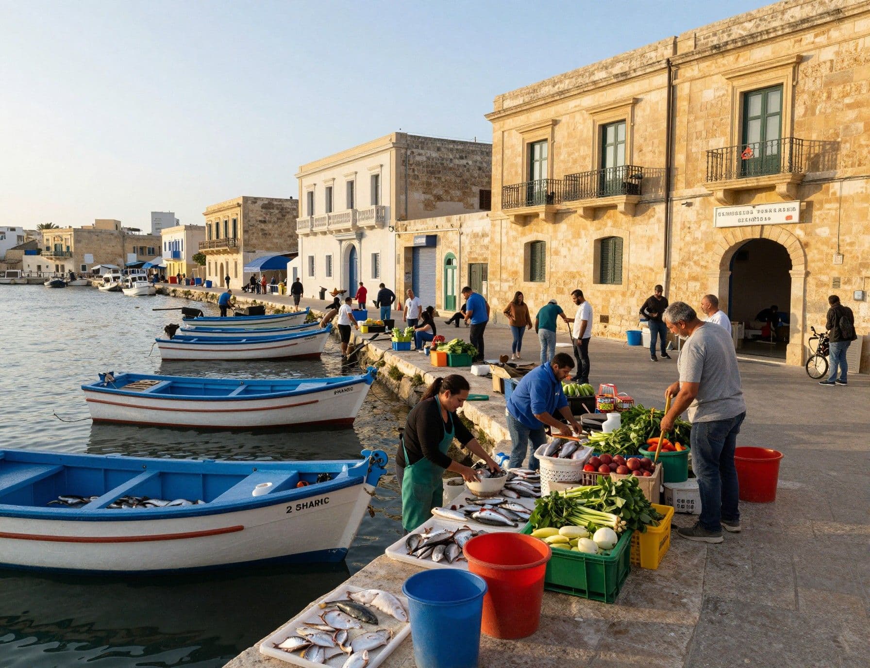 Content illustration 1 for Malta: Sea, Stone and Market Truths