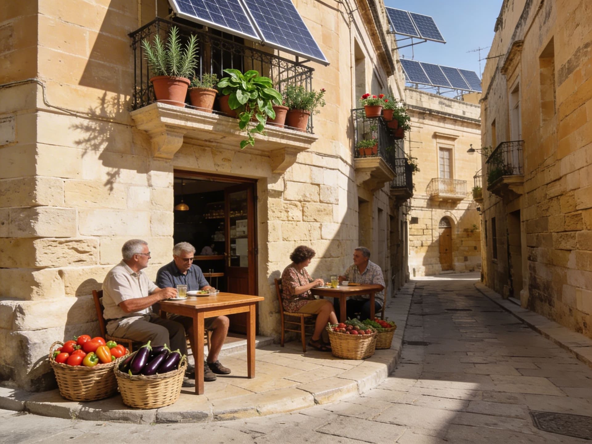 Content illustration 1 for Malta: Light, Limestone & Rooftop Renewables